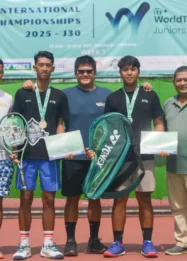 Komang dan Mika Juara Ganda DETEC J30 Sukoharjo, Ukir Prestasi di Stadion Tenis Gelora Merdeka