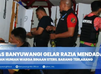 Lapas Banyuwangi Gelar Razia Mendadak Kamar Hunian