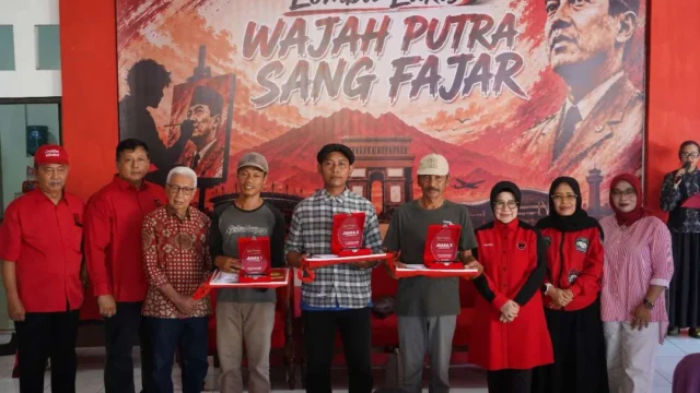 Lomba Lukis Putra Sang Fajar: DPC PDI Perjuangan Kabupaten Kediri Pajang Lukisan Terpilih sebagai Apresiasi Seni dan Semangat Bung Karno