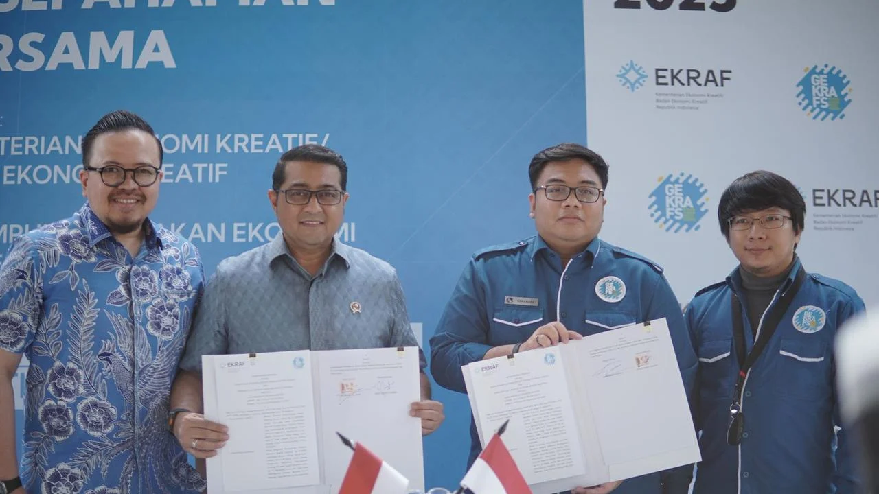 LPP RRI dan GEKRAFS Teken Nota Kesepahaman, Perkuat Ekonomi Kreatif Nasional