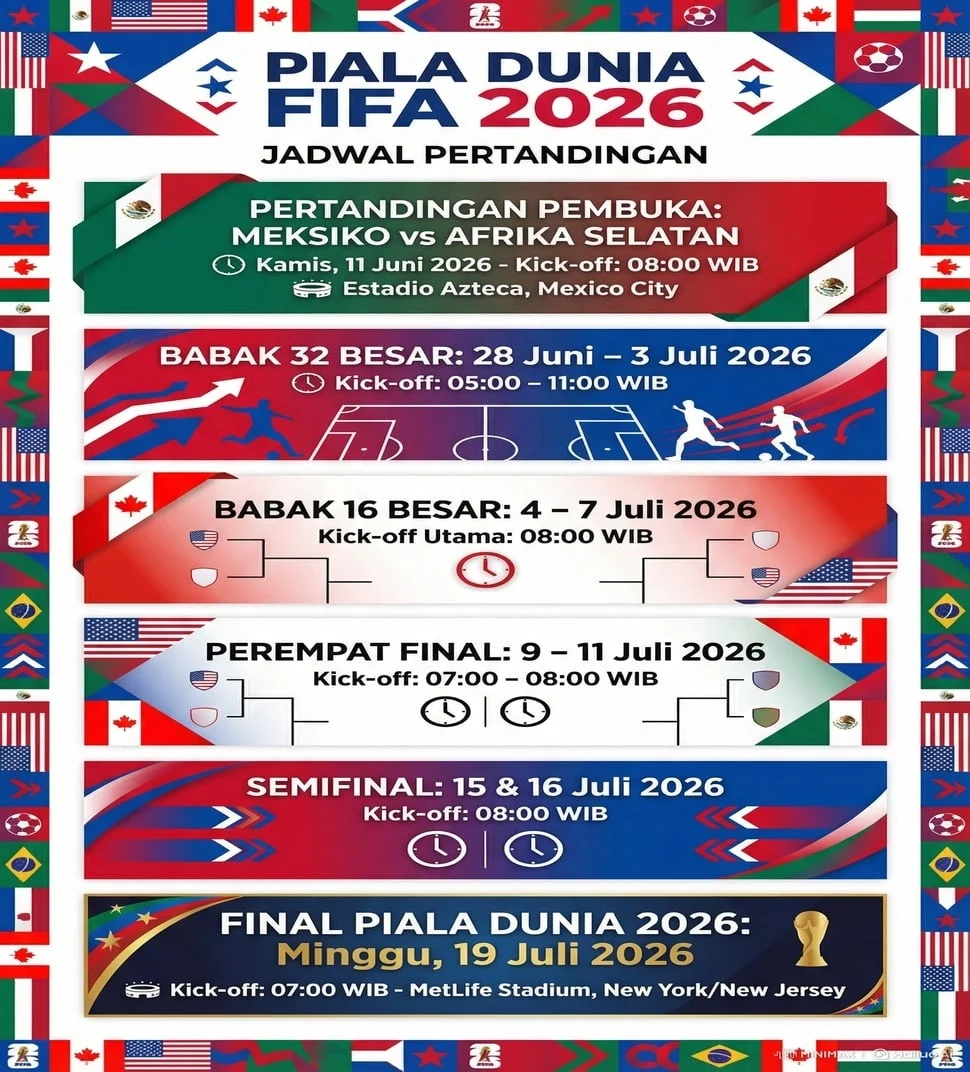 Major Lazer hingga Bryan Adams Meriahkan Countdown Concert Piala Dunia 2026 LPP RRI: Perayaan Global Tiga Negara