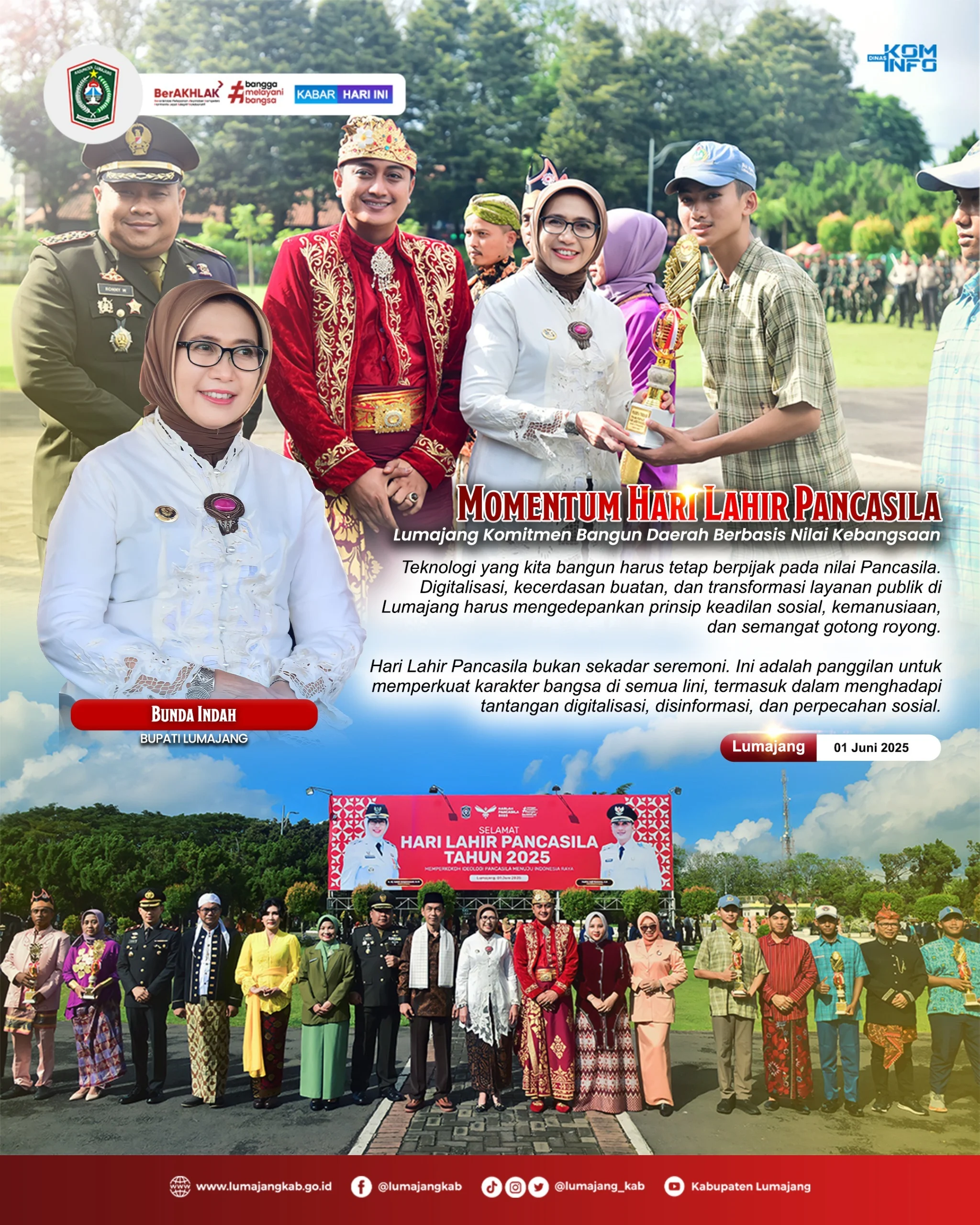 Momentum Hari Lahir Pancasila Memperkuat Karakter Pemuda Era Digital