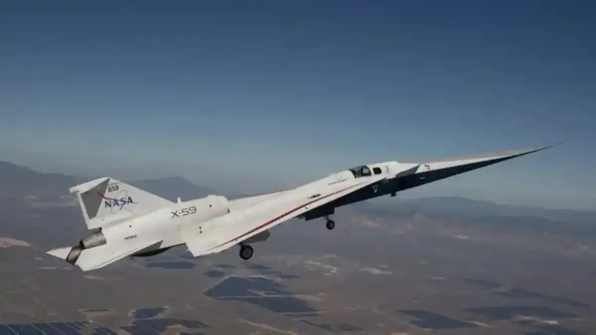 Pesawat X-59 NASA Lakukan Penerbangan Supersonik untuk Pertama Kalinya, Tandai Era Baru Penerbangan Senyap