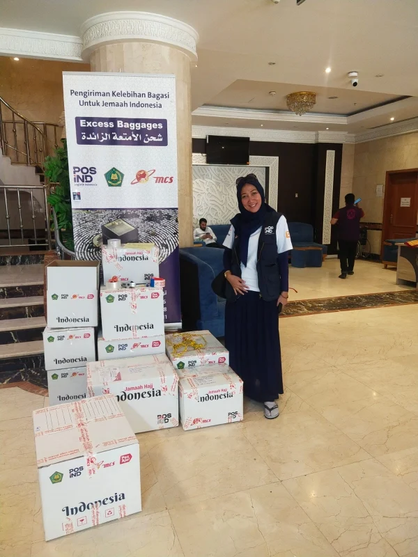 Pos Indonesia Mudahkan Jemaah Haji Kirim Oleh-Oleh ke Tanah Air: Layanan Kargo Langsung ke Hotel
