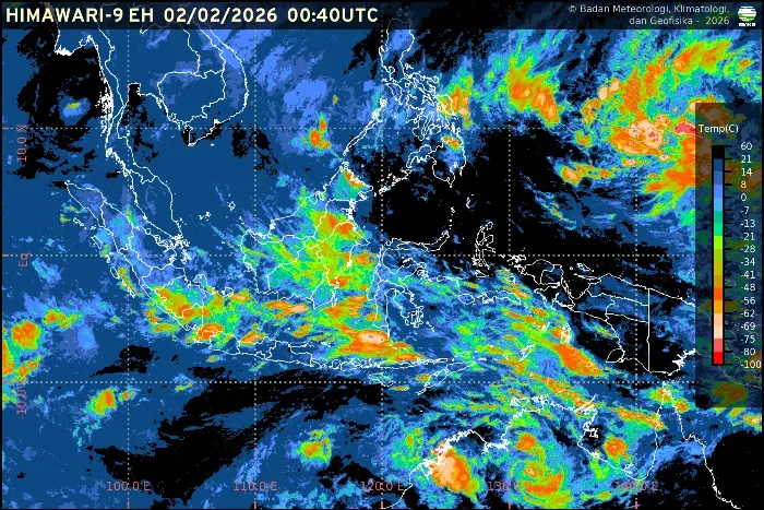 Prakiraan Cuaca Ibu Kota Provinsi se-Indonesia 9 Juni: Hujan Ringan Mendominasi