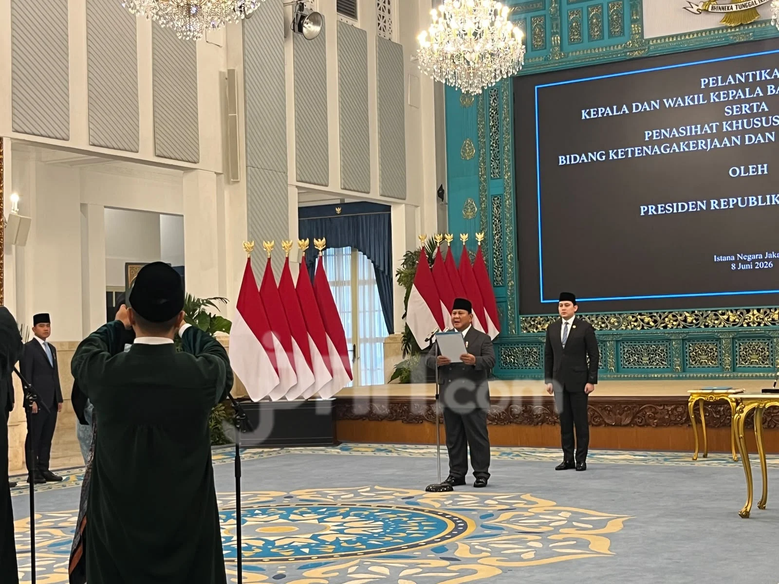 Presiden Prabowo Lantik Said Iqbal sebagai Penasihat Ketenagakerjaan untuk Perjuangan Buruh
