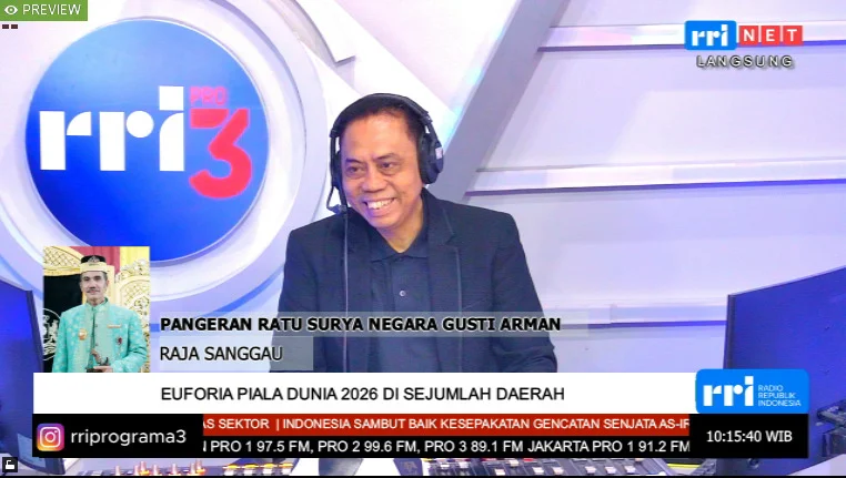 Raja Sanggau Harap Piala Dunia Berdampak Bagi Kualitas Sepak Bola Lokal