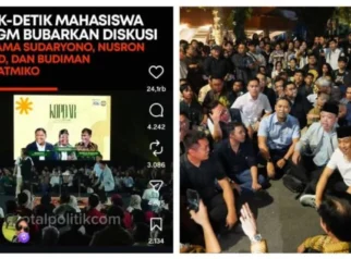 Ricuh Diskusi di UGM: Mahasiswa Geruduk Pejabat, Sudaryono dan Nusron Angkat Bicara