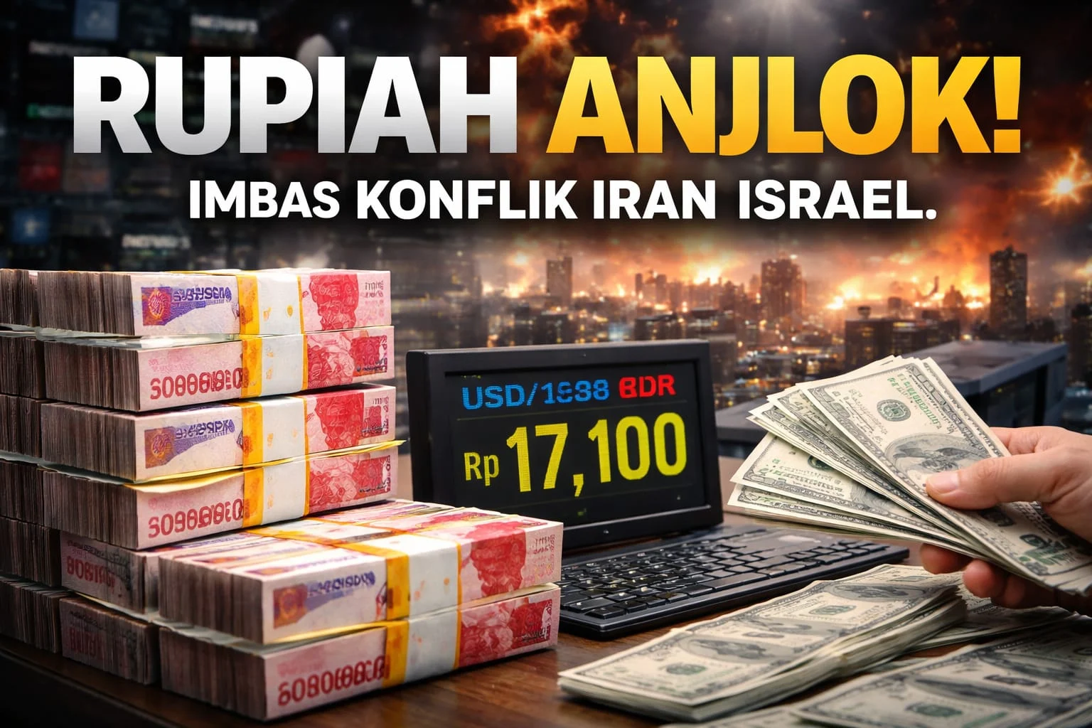 Rupiah Kembali Tertekan ke Level Rp17.988, Konflik AS-Iran dan Inflasi AS Jadi Biang Kerok