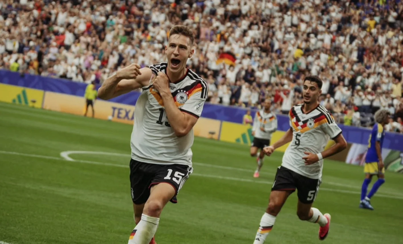 Sempat Dikejutkan Gol Balasan, Jerman Tutup Babak Pertama Unggul 3-1