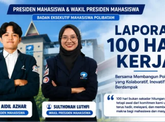 100 Hari Pimpin BEM Polibatam, Aidil - Luthfi Dorong Mahasiswa Jadi Agen Perubahan