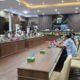 Rapat Koordinasi (Rakor) Penanganan Antrean SPBU yang digelar di Aula Catur Prasetya Polda Sumut,