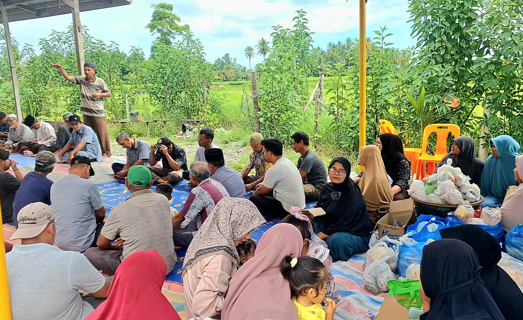 Bentuk Syukur, Petani Gampong Paya Lumpat Gelar Khanduri Bungong Pade, Ritual Warisan Leluhur Jaga Tanaman Padi