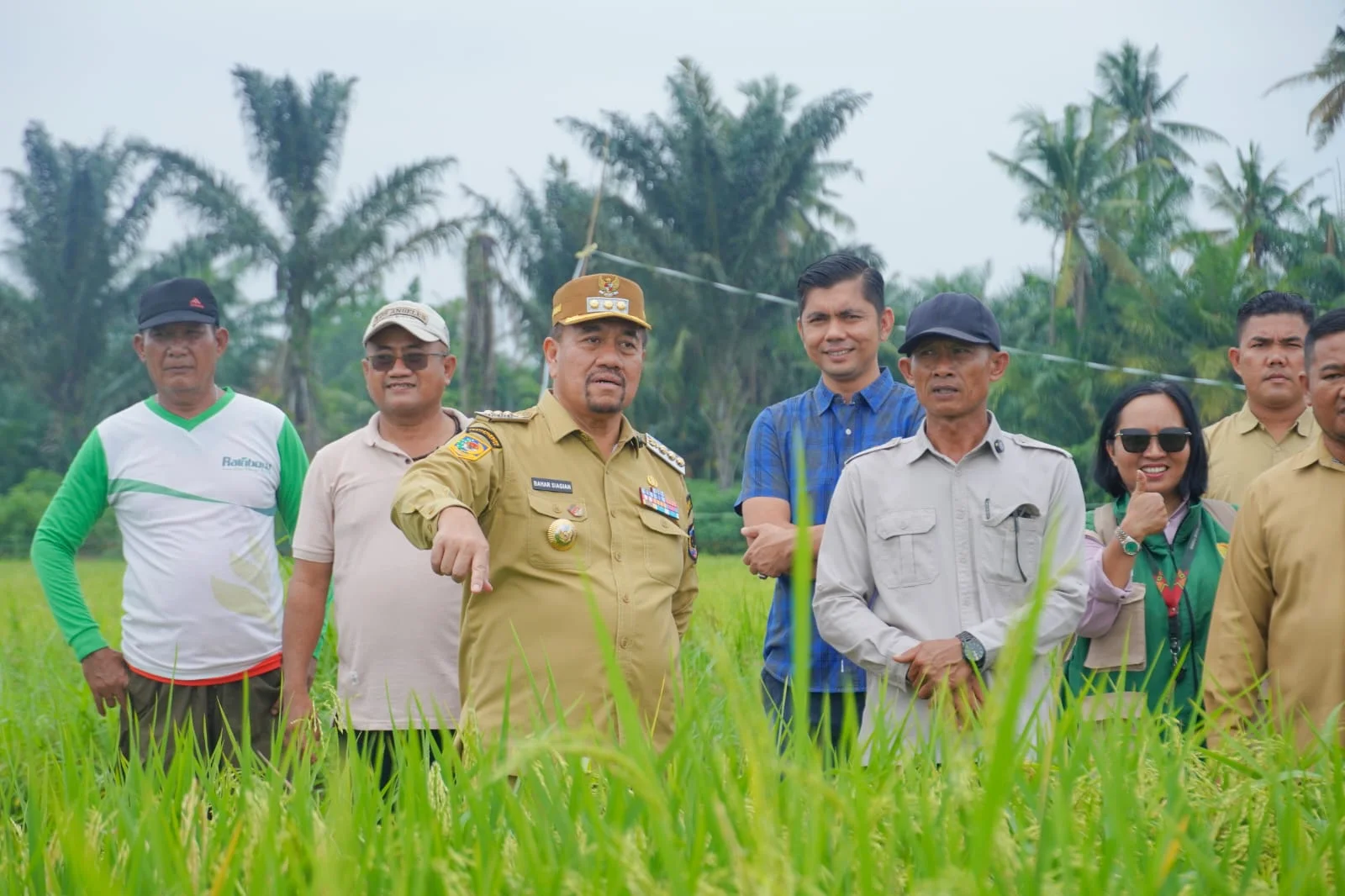 Bupati Batu Bara Tinjau Program Pertanian Modern PM-AAS, Dorong Transformasi Sektor Pangan Berbasis Teknologi