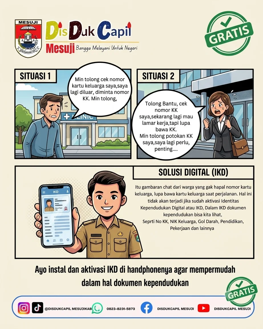 Disdukcapil Mesuji Dorong Digitalisasi: IKD Solusi Praktis Akses Dokumen Kependudukan