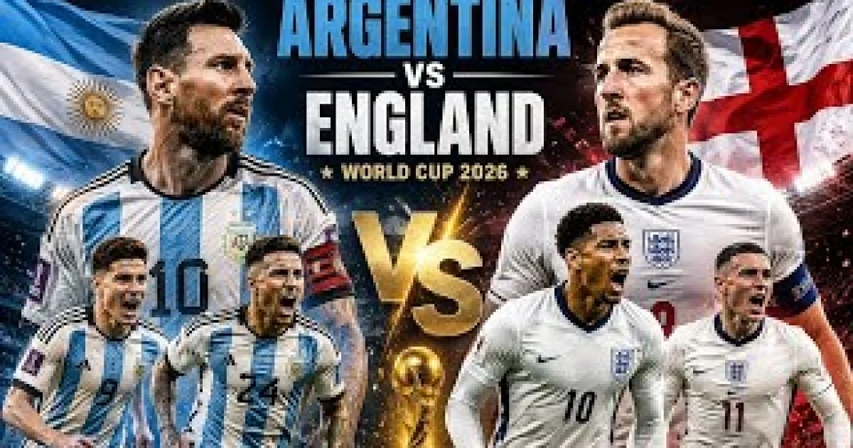 Duel Sengit Inggris vs Argentina di Semifinal Piala Dunia 2026, Saksikan via TVRI Sport Live Streaming Piala Dunia