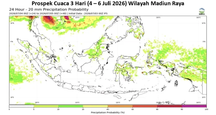 Fenomena Bediding Landa Madiun Raya: Suhu Capai 20°C di Dini Hari, BMKG Imbau Waspada Kebakaran