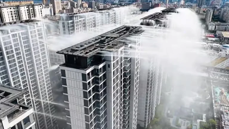 Inovasi "Rooftop Rain" China: Hujan Buatan dari Atap Gedung Lawan Gelombang Panas