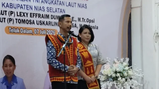 Jadi Danlanal Nias, Letkol Laut (P) Tomosa Uskarlind Larosa Siap Jalankan Amanah
