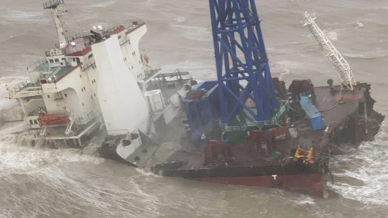 Kapal Kargo Vietnam Tenggelam di Laut China Selatan, Puluhan Awak Hilang