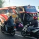 Kecelakaan Maut di Sidoarjo: Bus Mira Tabrak Innova, Satu Tewas dan Tiga Luka