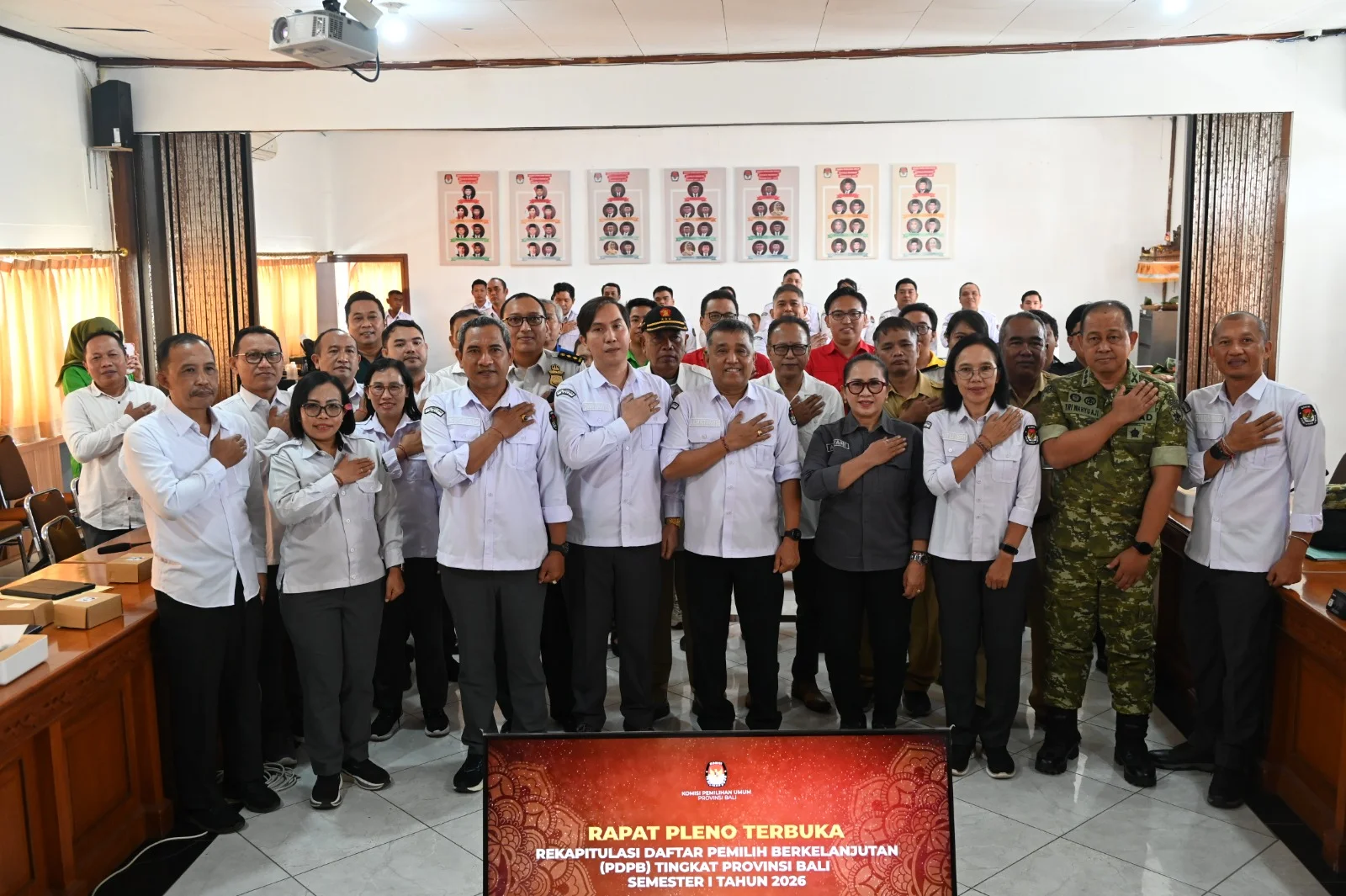 KPU Bali Tetapkan DPB Semester I 2026: 3,3 Juta Pemilih, Kolaborasi Jadi Kunci Akurasi Data