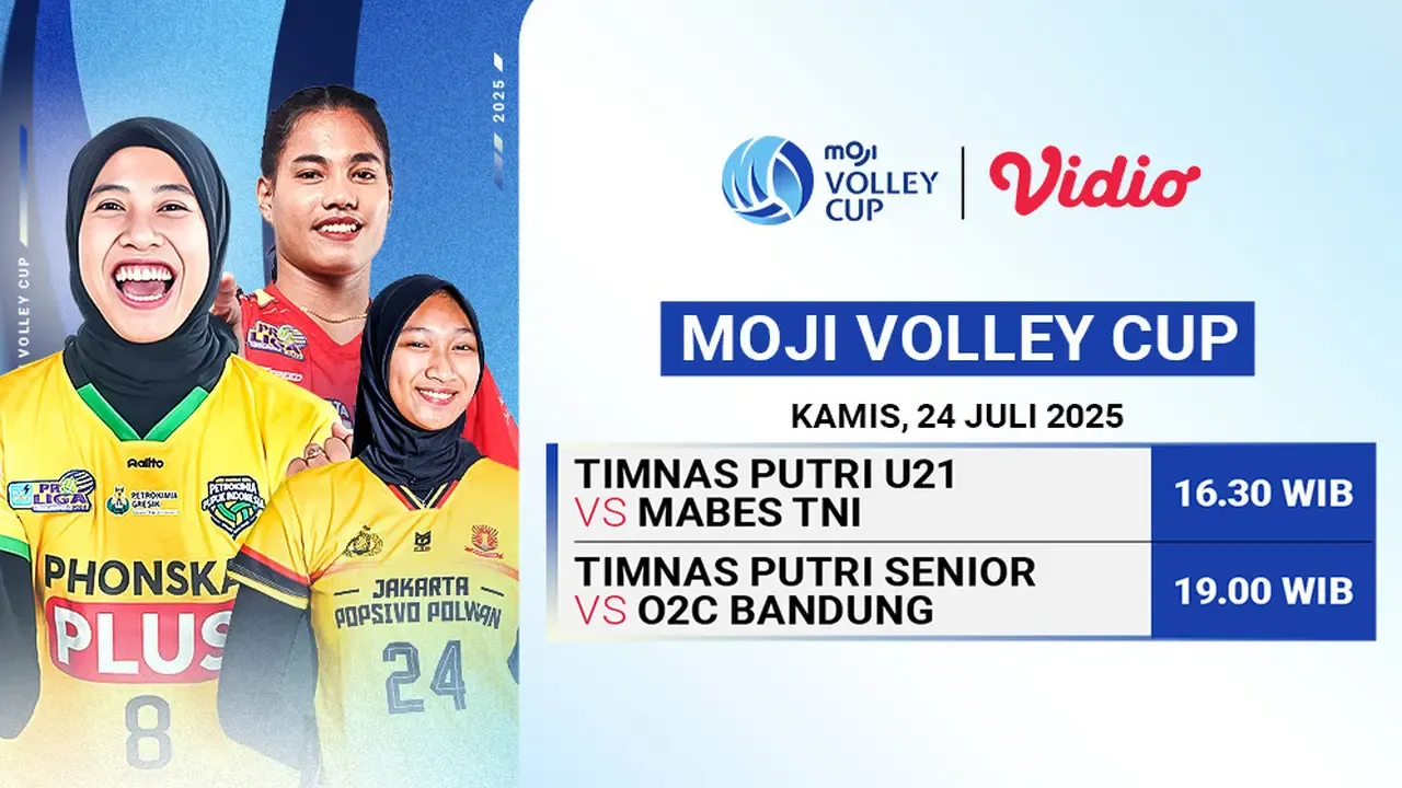 Moji TV Siarkan Langsung Laga Voli Indonesia: Dari Uji Coba Lawan Korea hingga Perebutan Juara 3 SEA V Cup 2026