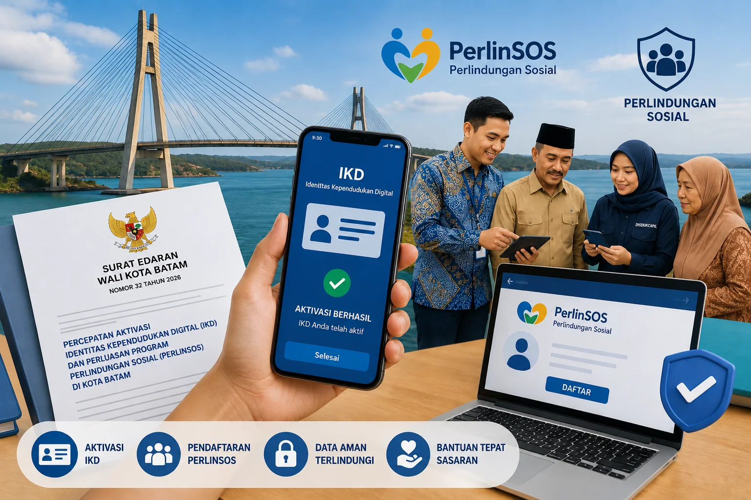 Pemko Batam Percepat Digitalisasi Perlindungan Sosial Melalui IKD