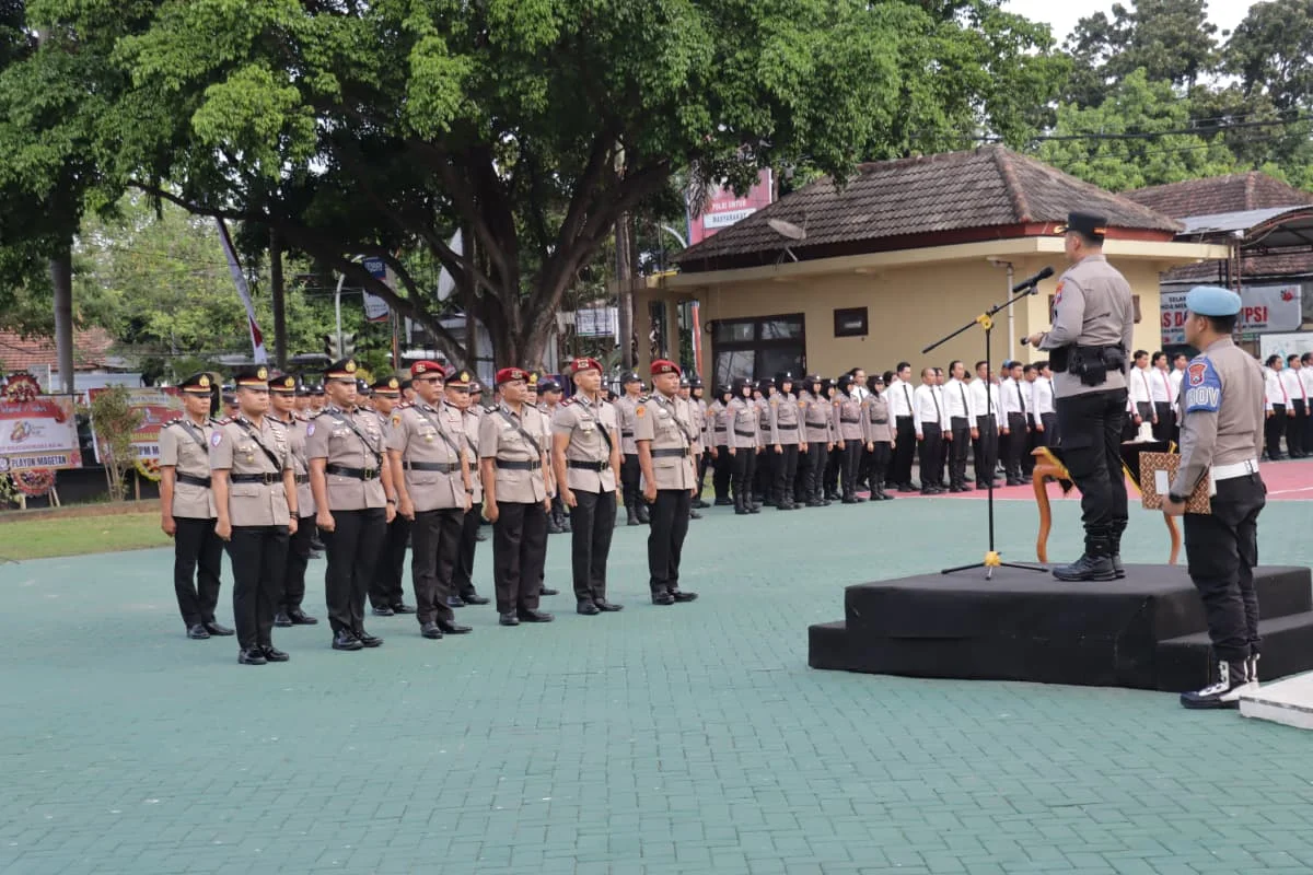Penyegaran 8 Jabatan di Polres Magetan, Kapolres Minta Segera Adaptasi Tancap Gas