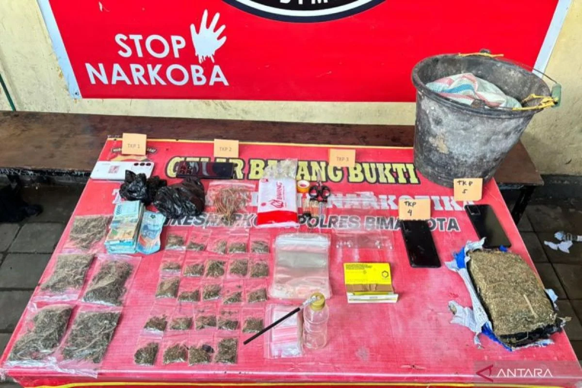 Polres Bangka Barat Gempur Narkoba, Amankan 341 Gram Sabu dan Bongkar Jaringan Peredaran