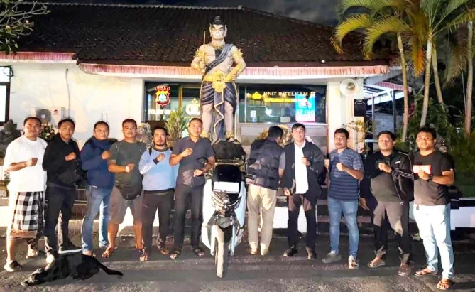 Polsek Ubud Berhasil Ungkap Kasus Curanmor yang Viral di Media Sosial