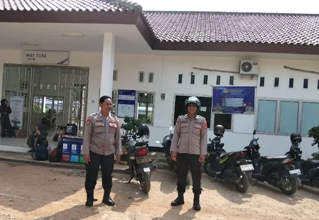 Polsek Way Tuba Intensifkan Patroli di Stasiun KAI: Upaya Nyata Ciptakan Rasa Aman