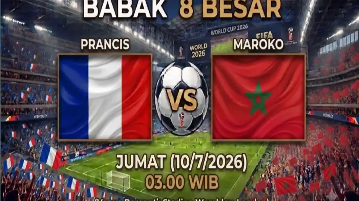 Prancis vs Maroko di Perempatfinal Piala Dunia 2026: Prediksi Skor dan Analisis Lengkap