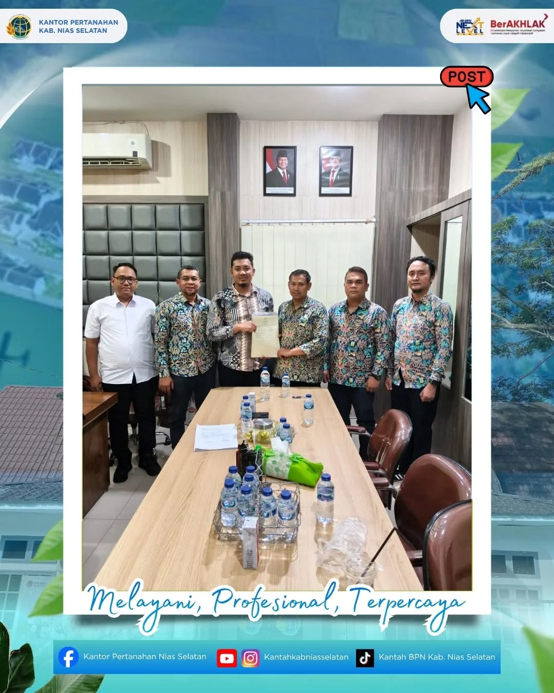 Sertipikat Tanah Jalan Lahusa Telukdalam Resmi Diserahkan: Langkah Strategis Menuju Tertib Administrasi Aset Negara di Nias Selatan
