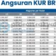 Tabel Angsuran KUR BRI 2026: Simulasi Cicilan Pinjaman Rp1 Juta hingga Rp500 Juta