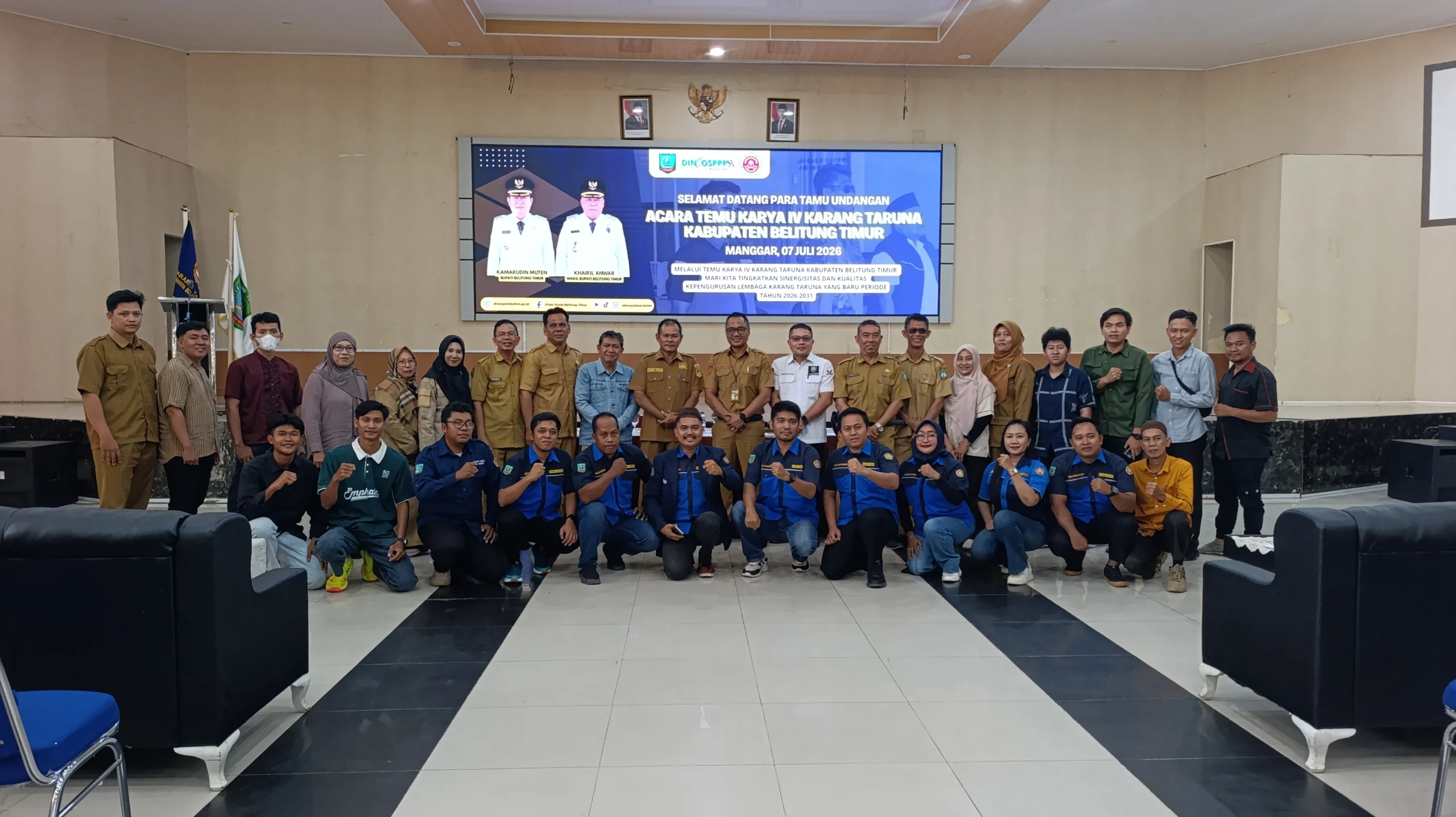 Temu Karya IV Karang Taruna Beltim: Merumuskan Masa Depan Pemuda dan Desa