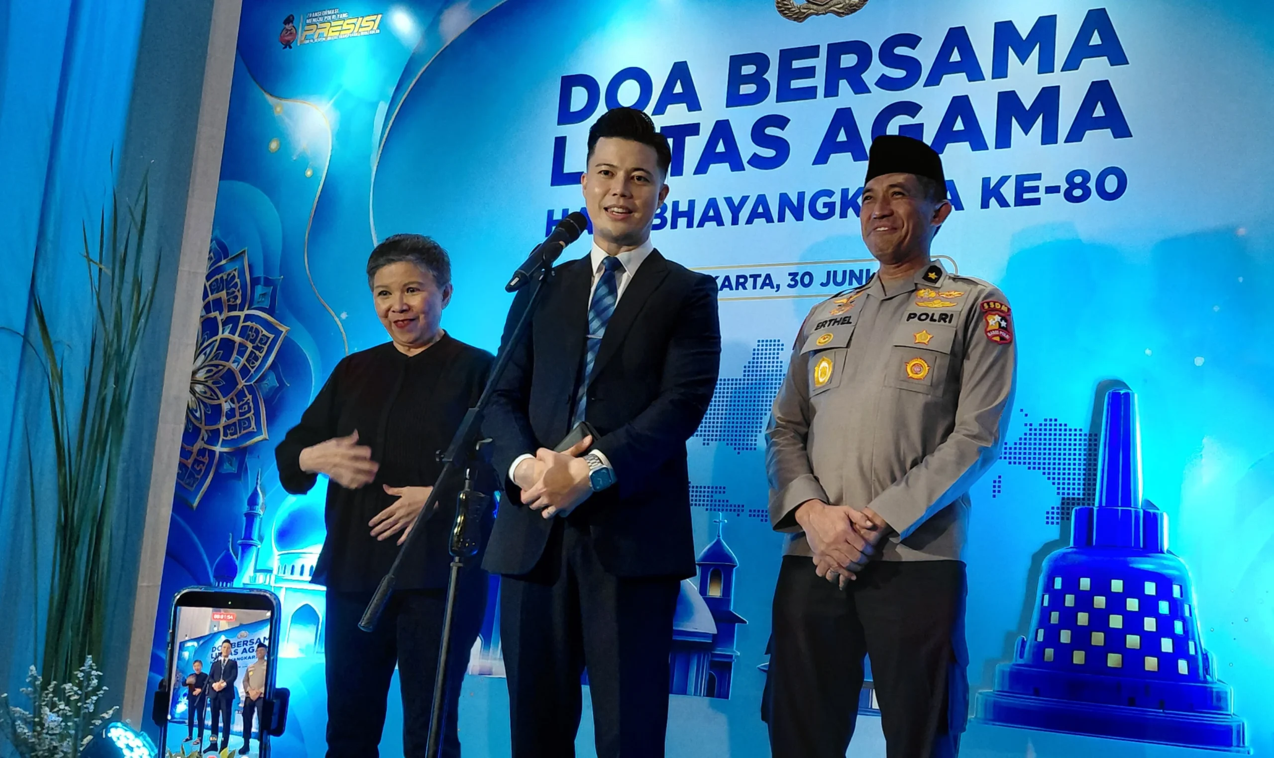 Tokoh Agama Apresiasi Gelaran Doa Bersama Hari Bhayangkara ke-80