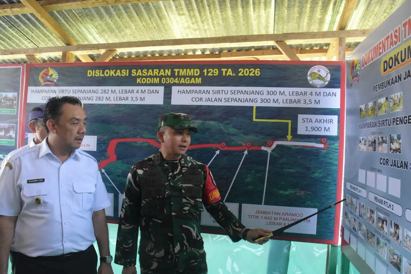 Wabup Agam Tinjau Sasaran TMMD ke-129, Pastikan Pembangunan Tepat Sasaran dan Berdampak Nyata bagi Masyarakat