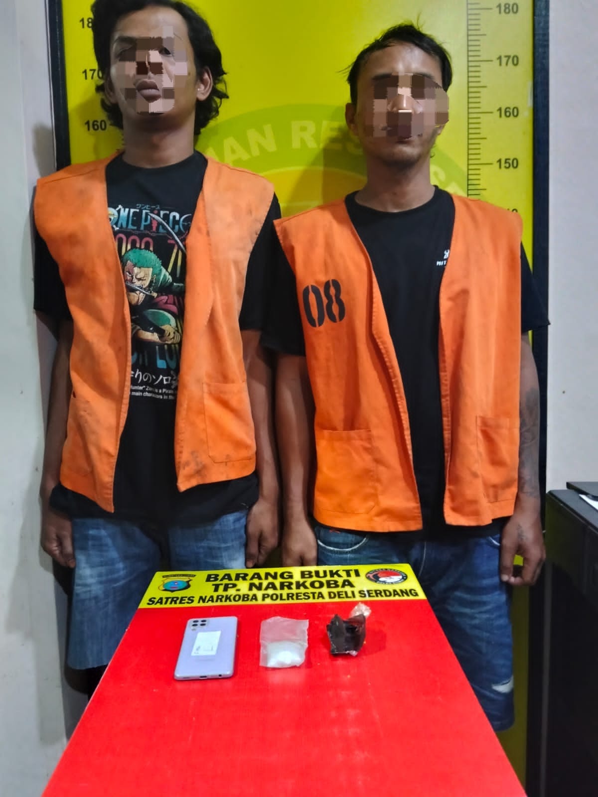 Dua Pria Diamankan Polisi, Sabu 20,35 Gram Disita di Deli Serdang
