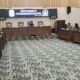 Suasana Rapat Dengar Pendapat Umum Komisi IV DPRD Banyuwangi bersama asosiasi pertambangan membahas persoalan perizinan tambang.