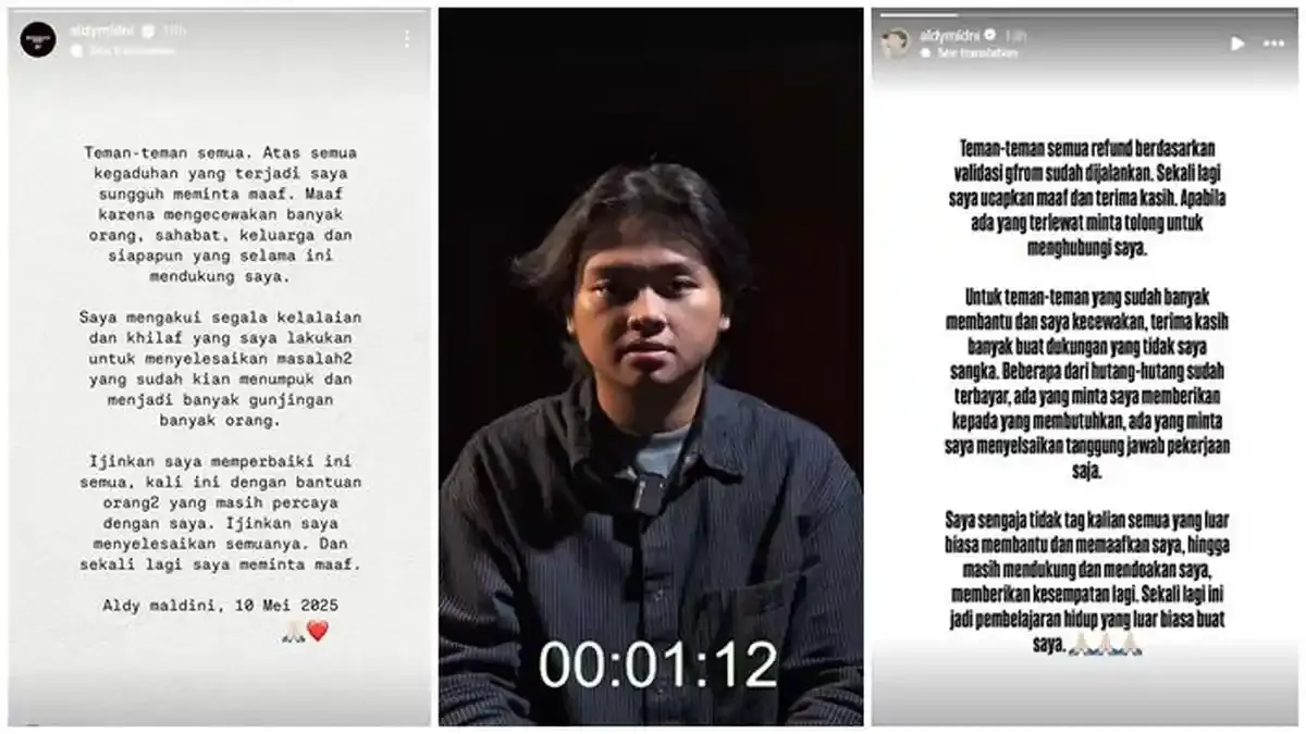 Aldy Maldini Ungkap Kehilangan Teman, Fans, dan Utang Setelah Kasus Dugaan Penipuan