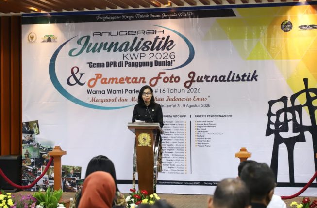 Anugerah Jurnalistik KWP 2026, Sekjen DPR Tegaskan Peran Pers dalam Mengawal Indonesia Emas 2045