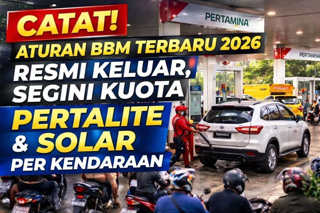 Aturan Baru Beli Pertalite dan Solar Mulai 1 September 2026: Pembatasan dengan Sistem Ganjil Genap