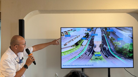 Extended Concourse Stasiun MRT Bundaran HI Target Tambah 6 Ribu Penumpang Per Hari