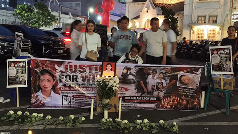Kenang Winda Lorenza, Keluarga di Medan Nyalakan 1.000 Lilin dan Doakan Korban
