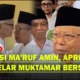 Ma'ruf Amin dan Gus Yahya Tegaskan Pemerintah Tak Intervensi Muktamar Ke-35 NU