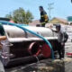 Mau ke Lokasi Kebakaran, Mobil Damkar di Sulbar Terguling saat Hendak Menyalip
