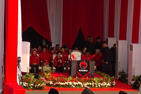 Megawati Pimpin Upacara HUT ke-81 RI di Sekolah Partai PDIP