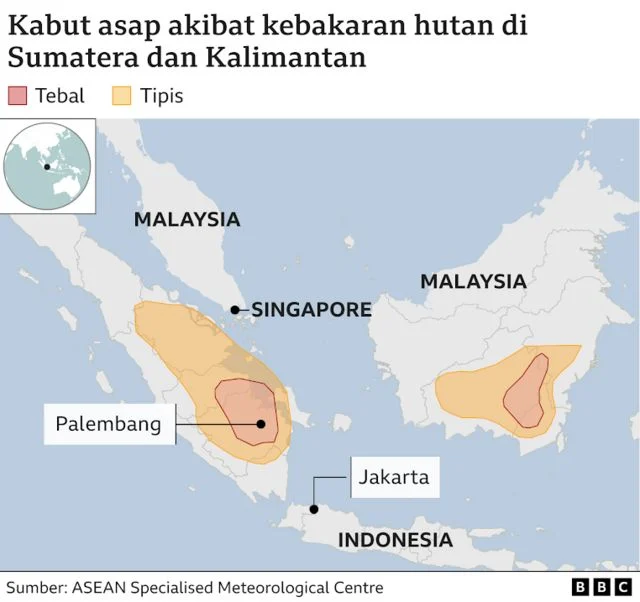 Mengapa Kalimantan Dipenuhi Titik Karhutla Sedangkan Malaysia Nyaris Bebas Asap?