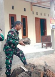 Pembersihan Akhir dan Penataan Sisa Bahan, Rumah Pak Imam Sukayat Semakin Sempurna